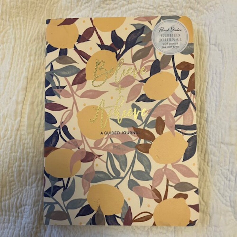 Believe + Achieve Guided Journal - Great Mother's Day Gift